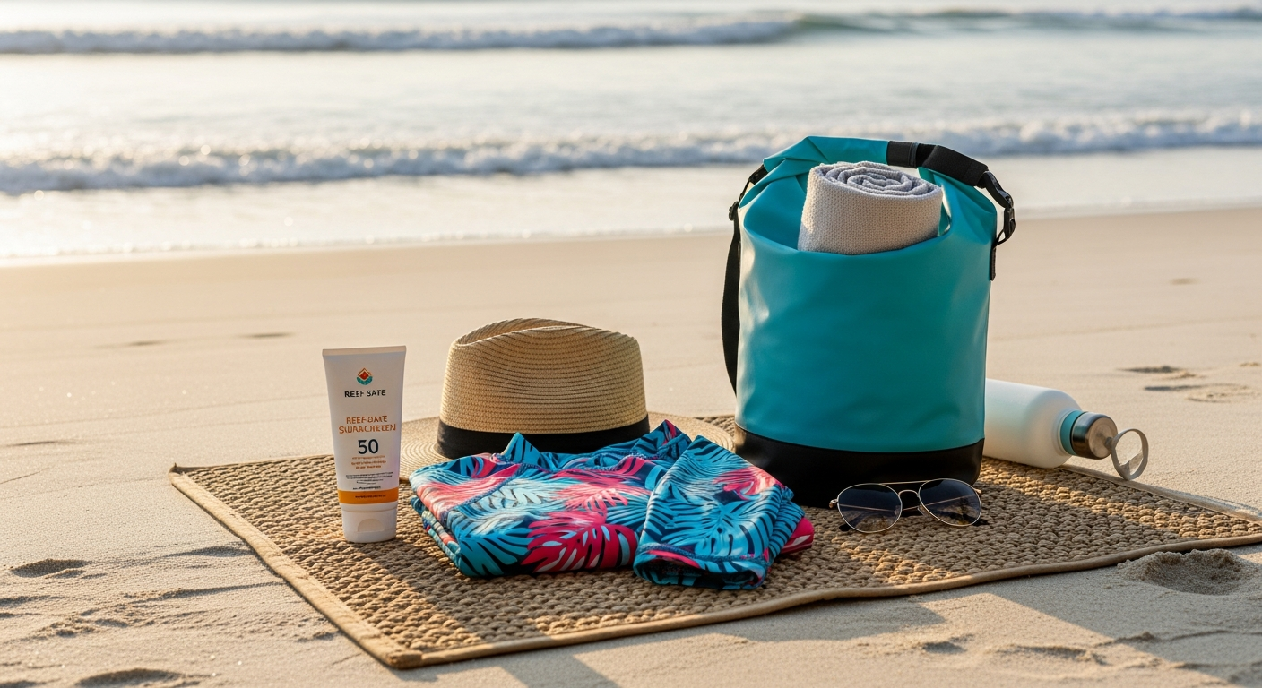 MandaliKa Beach Packing Tips 2027: Reef-Safe Sunscreen, Rash Guards, and Dry Bags